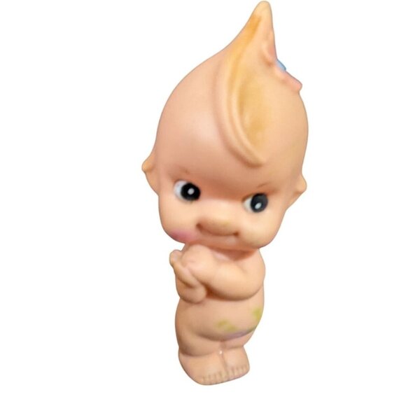 Vintage Kewpie squeaker  Doll Rubber Figurine 6" Made In Hong Kong  with stains - Picture 1 of 7